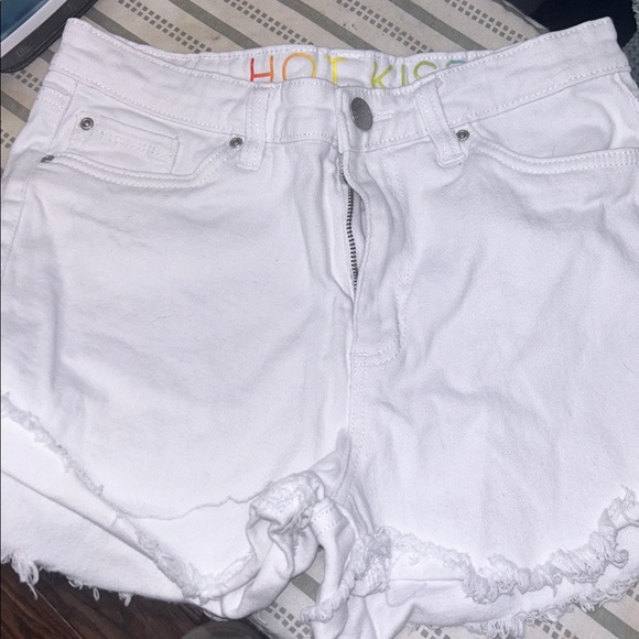 Hot Kiss Bright White Denim Shorts - Picture 1 of 3